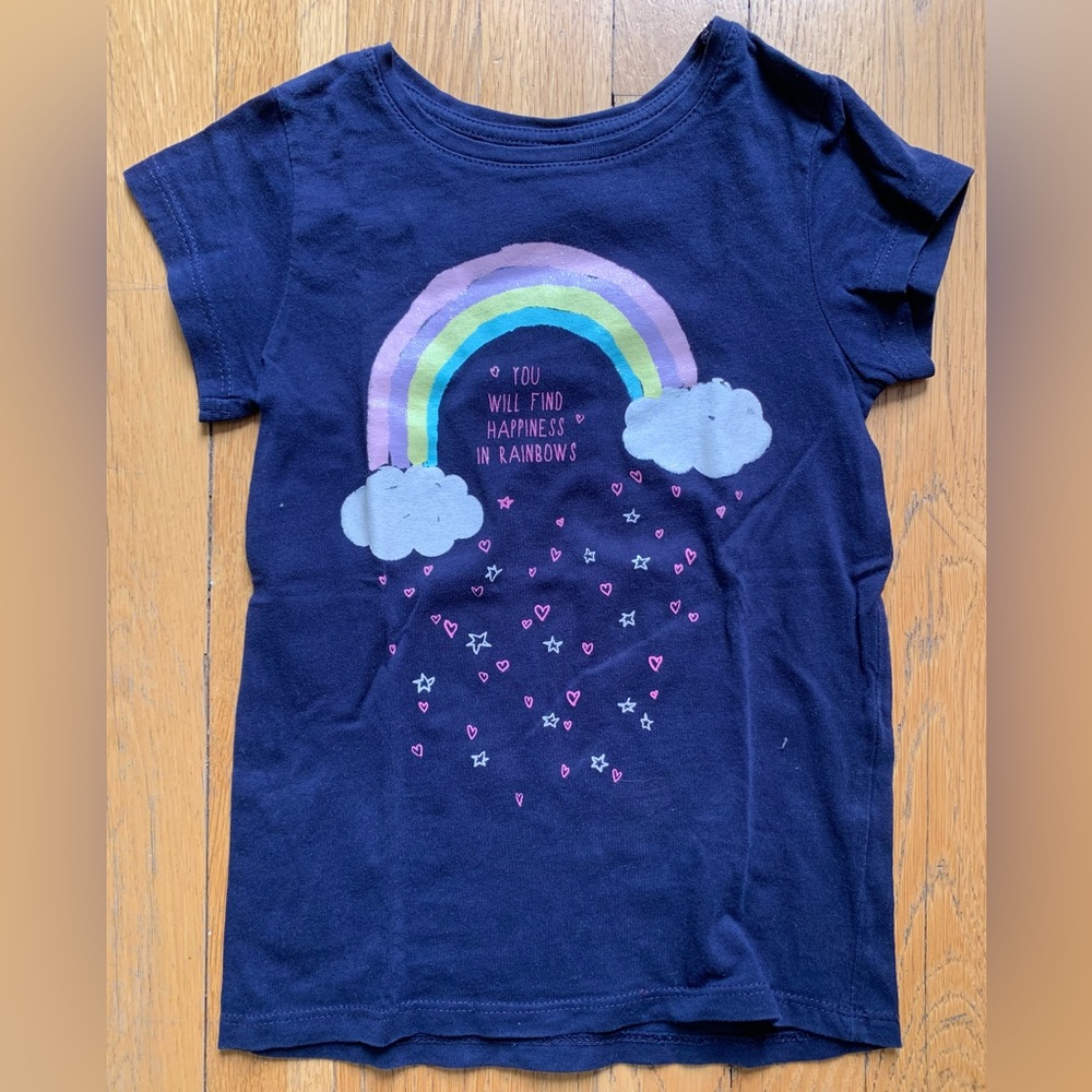 Cute Rainbow T-Shirt Size 4-6yrs